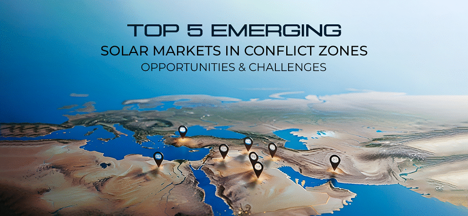 Five Emerging Solar Markets in Conflict Zones Opportunities & Challenges